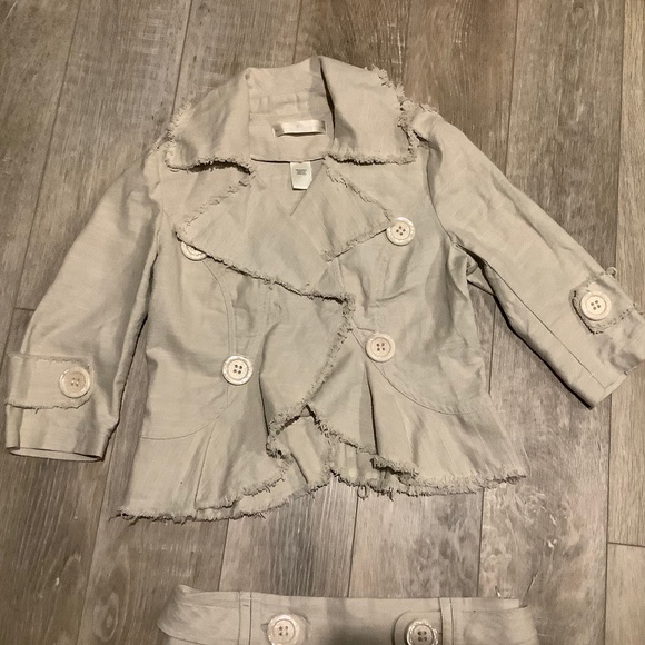 Nicole Benisti Linen Skirt & Jacket - Picture 7 of 10